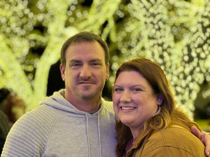 Mike and Meredith Koch, owners of Hometown Decking and Decorative Concrete